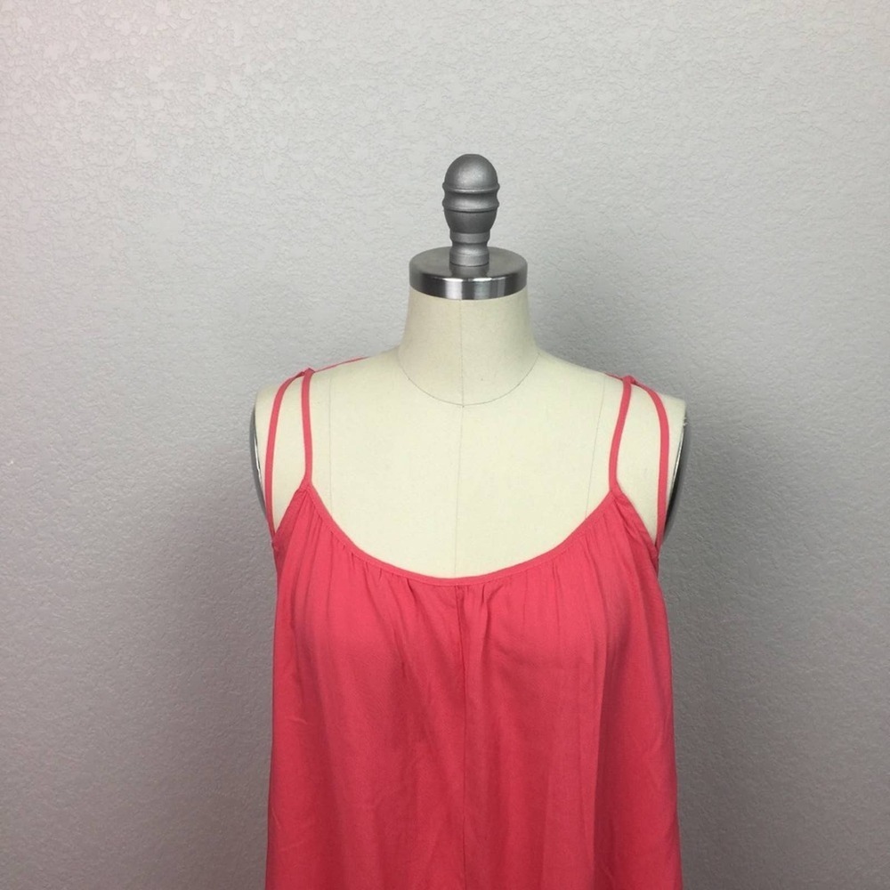 BNWT! LOVESTITCH Coral Asymmetrical Dress Size M/L - Picture 4 of 6